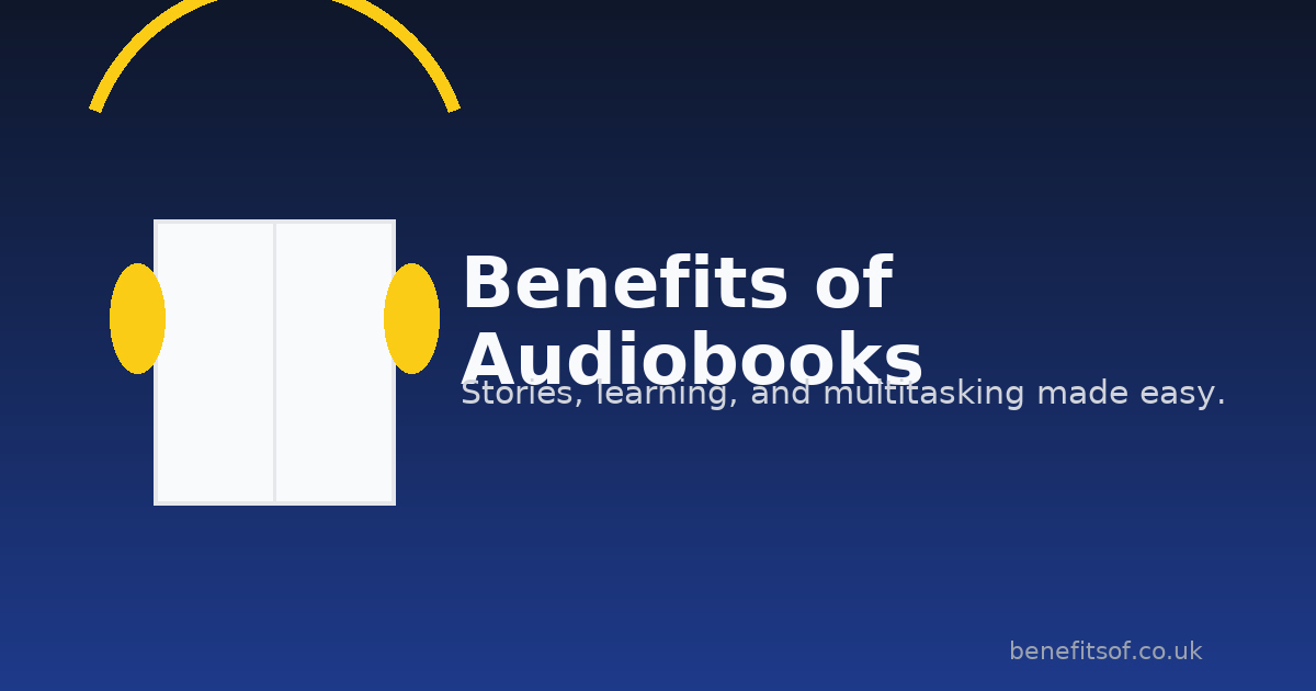 Benefits of audio books